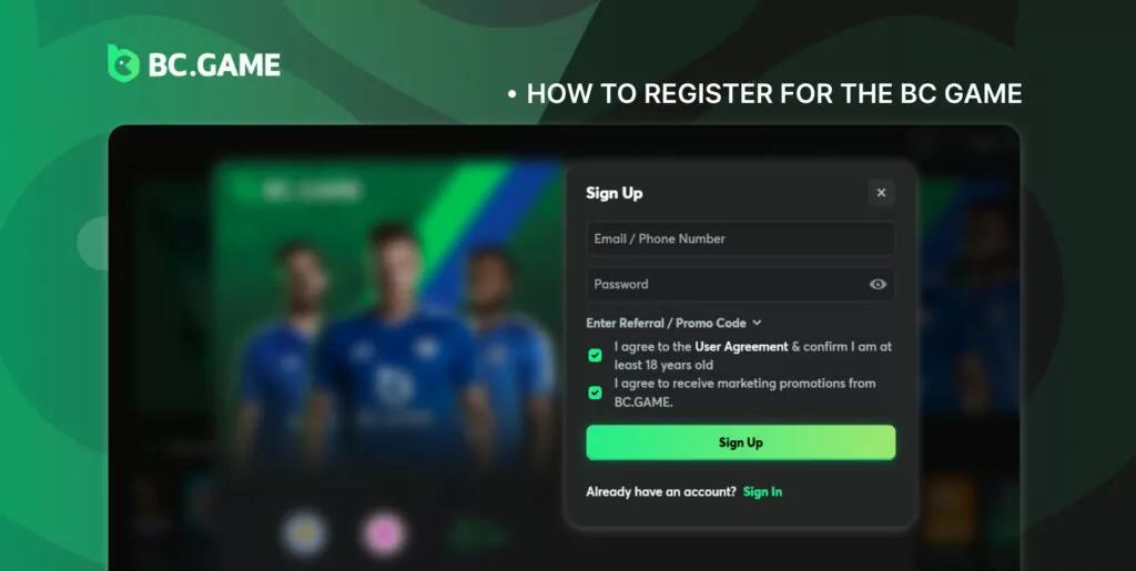 BC India game registration