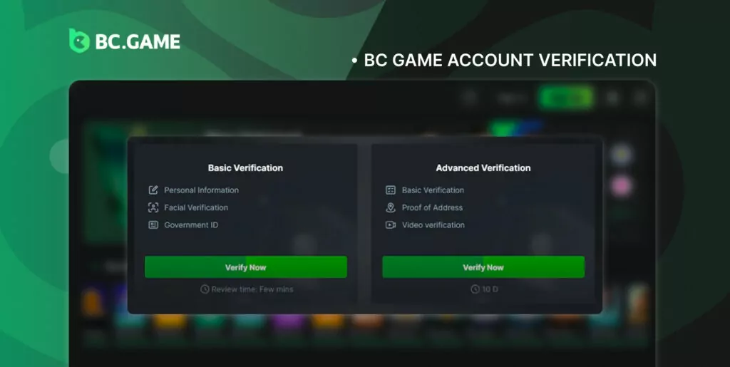 All new clients of the BC game bookmaker undergo a mandatory verification procedure